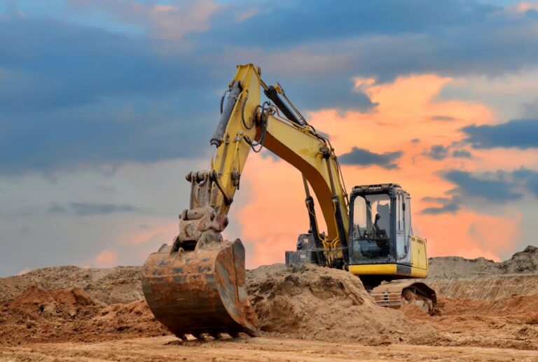 Civil works including site preparation, earthworks, and infrastructure development